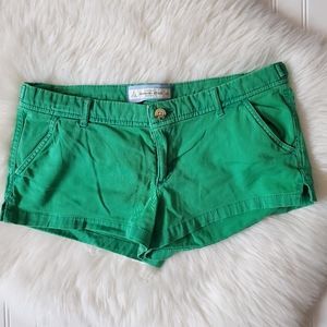 Green Abercrombie & Fitch Shorts